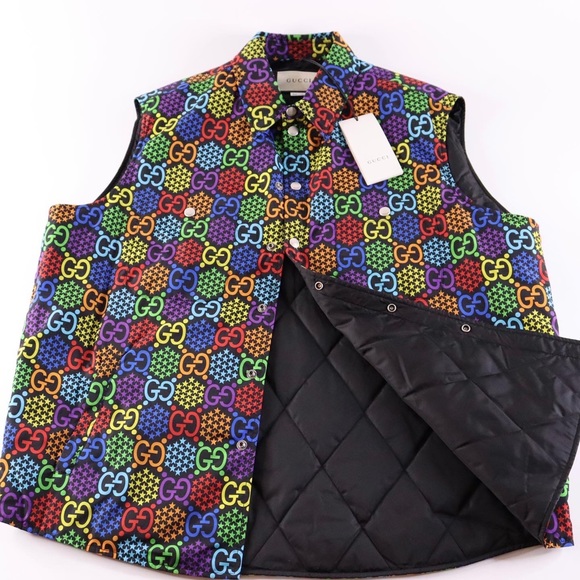 ♦️SOLD♦️GUCCI GG PSYCHEDELIC VEST - Picture 2 of 3